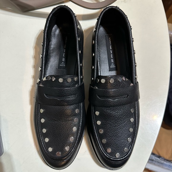 Steven by Steve Madden Ample Studded Loafer Sz 9.5 NWOT - Picture 9 of 9